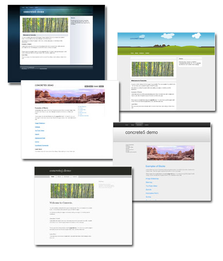 concrete5 templates pack